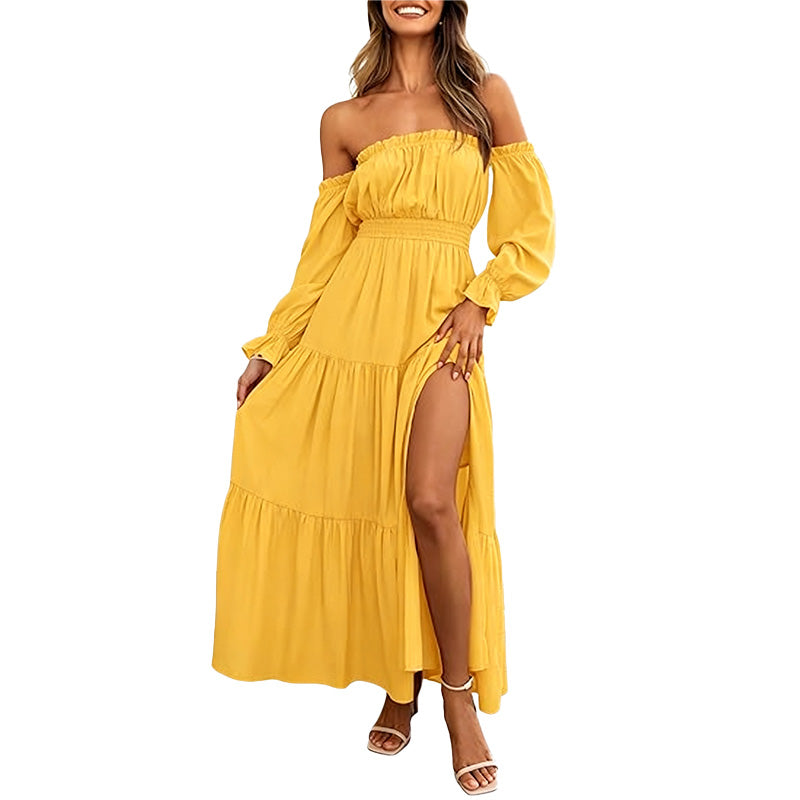 Boho Off Shoulder Summer Dress