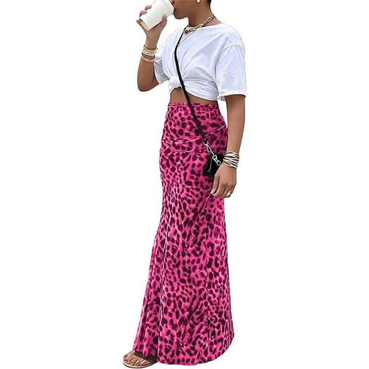 Relaxed Leopard Print Skirt