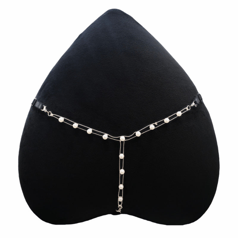 Rhinestone Fringe Thong