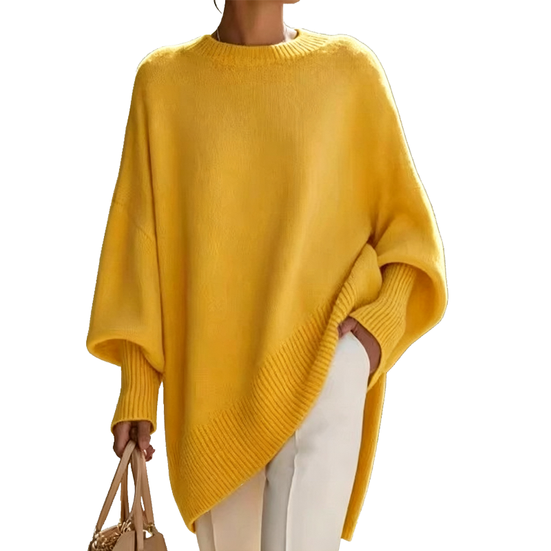 Oversized Knit Poncho Sweater