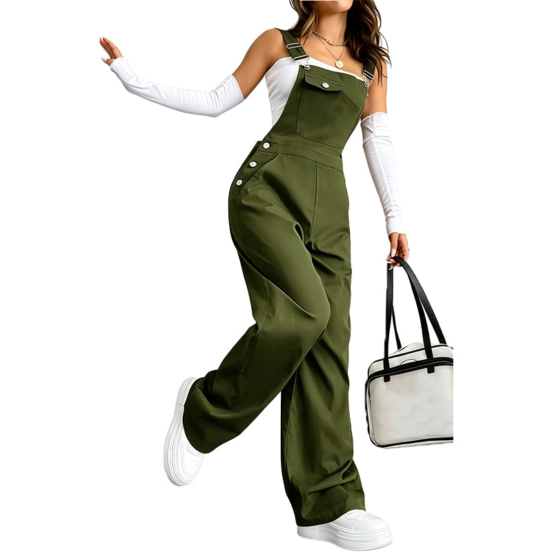 Classic Casual Bib Jumpsuit