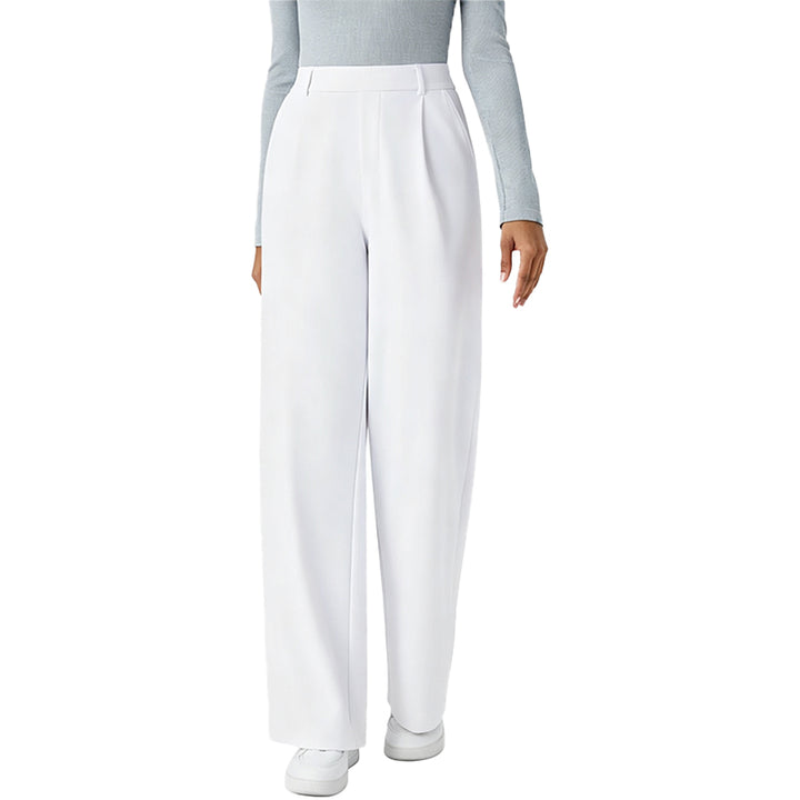 High Rise Wide Leg Tailored Pants