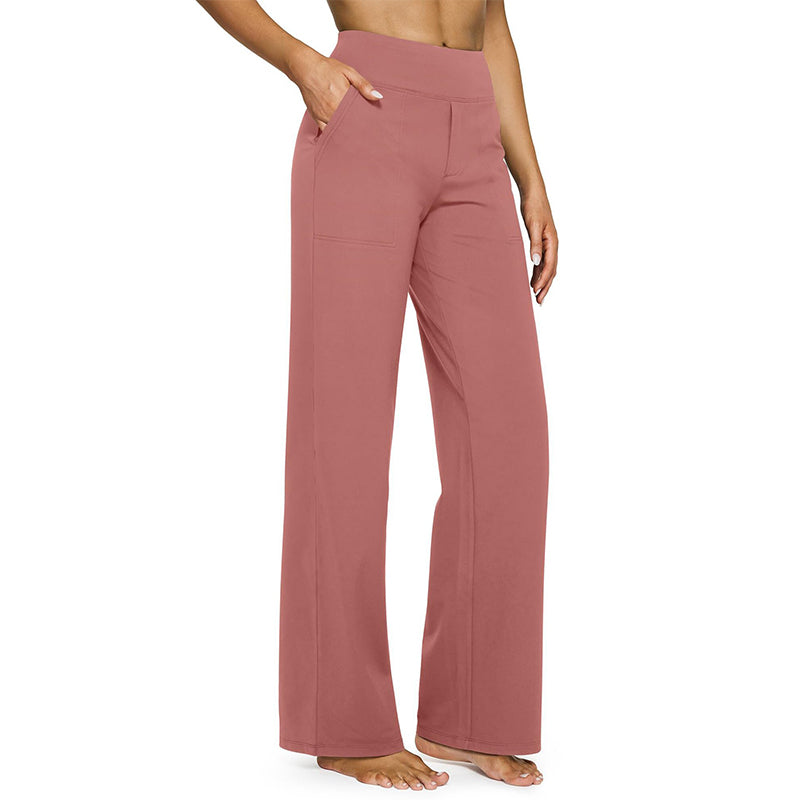 High Waist Wide Leg Dress Pants