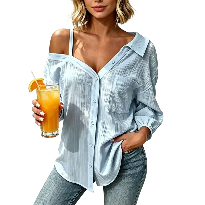Relaxed One Shoulder Blouse