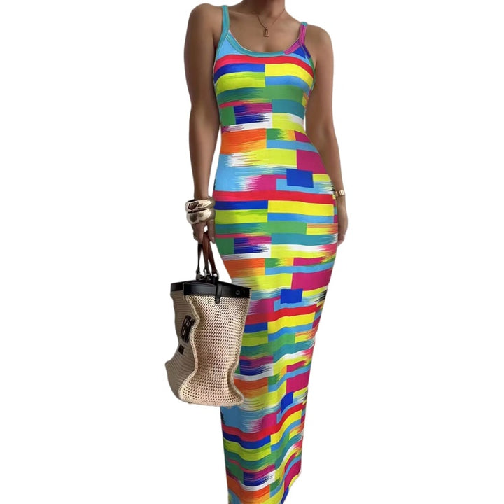 Floral Bodycon Maxi Dress