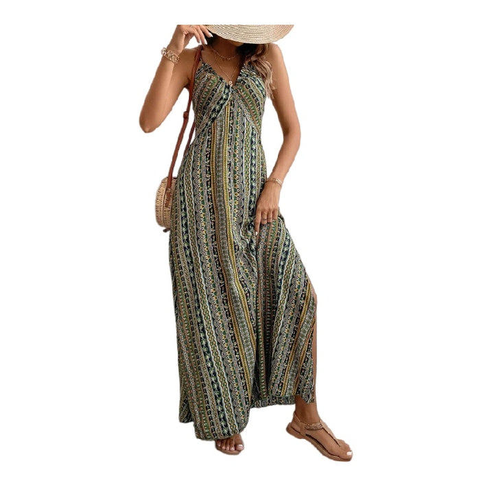 Boho Print Maxi Dress