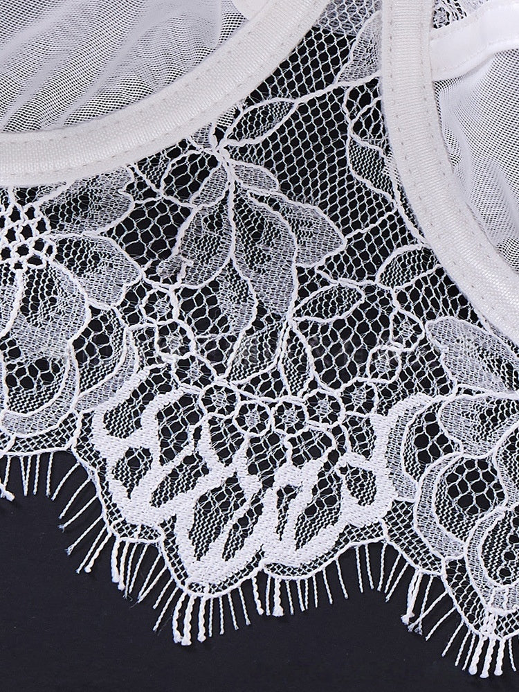 Sexy Sheer Lace Lingerie Set for Women