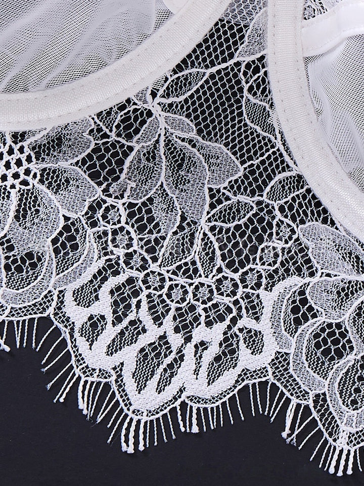 Sexy Sheer Lace Lingerie Set for Women