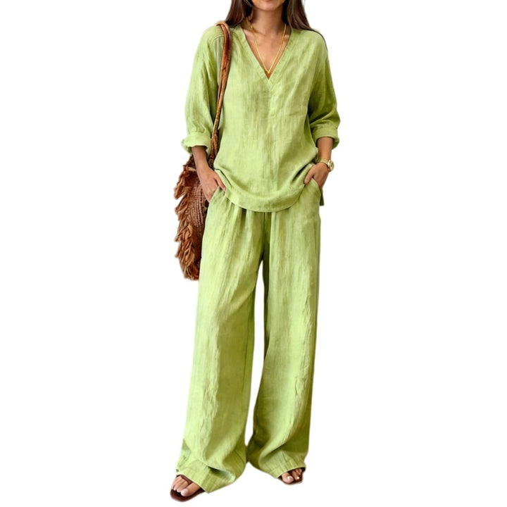 Linen Blend Lounge Set