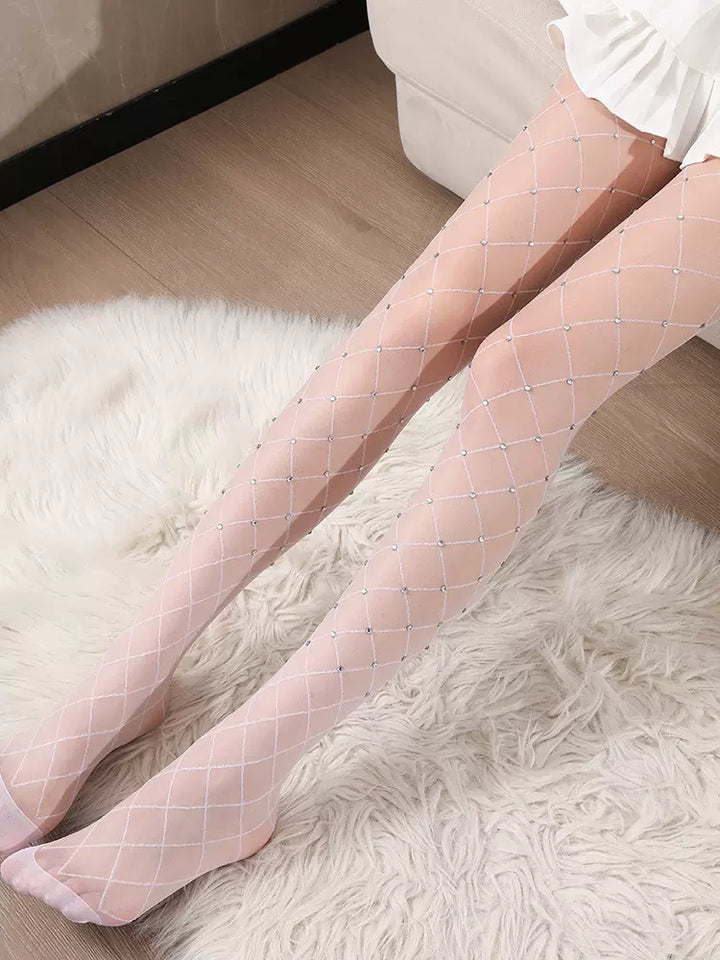 Flash Diamond Stockings Fishing Net Stockings