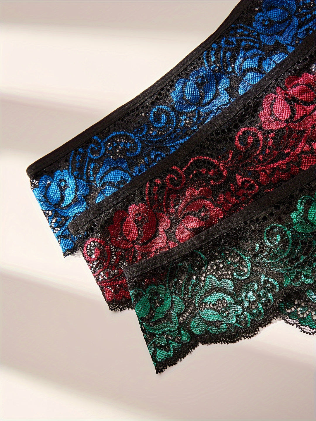 Lace Cutout Thong – Women’s Sheer Low Rise Lingerie Panty