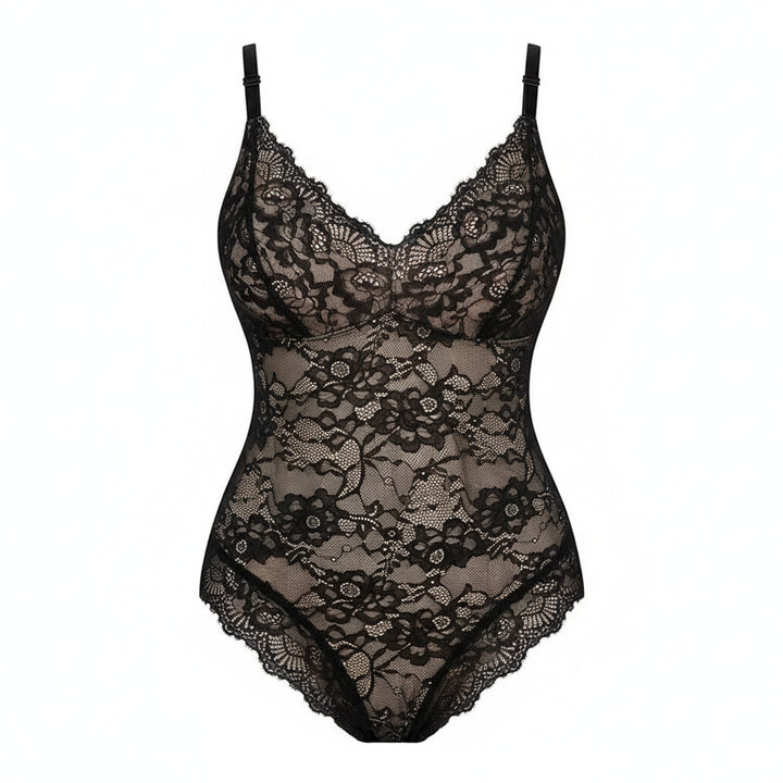 Lace Sculpting Bodysuit – Women’s Shapewear Cami One-Piece