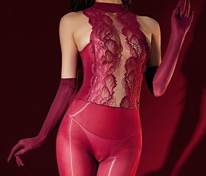 Sheer Mesh Long Gloves