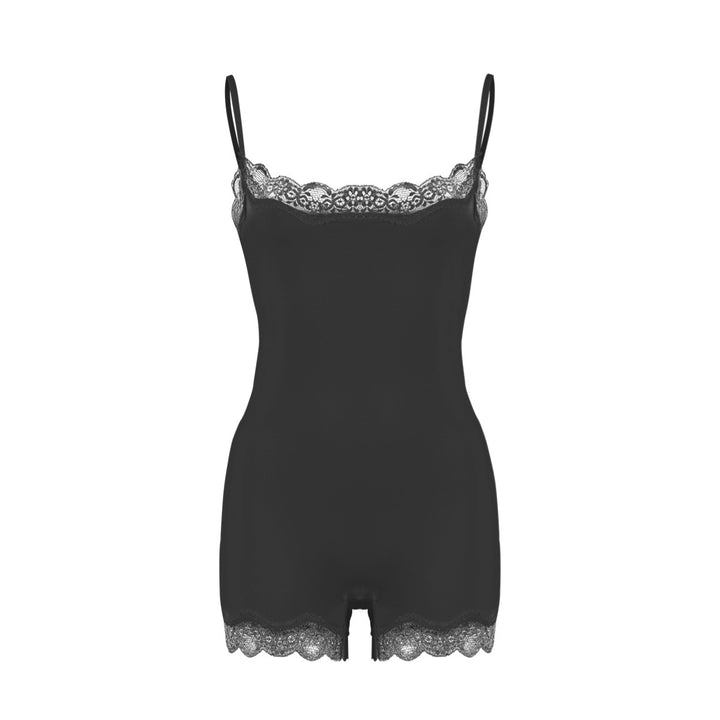 Lace Trim Sculpting Bodysuit – Premium Slim Fit Cami Shapewear for Women