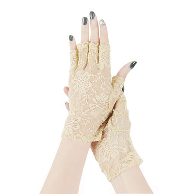 Half Finger Lace Gloves