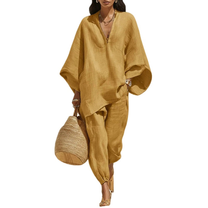 Linen Blend Relaxed Set