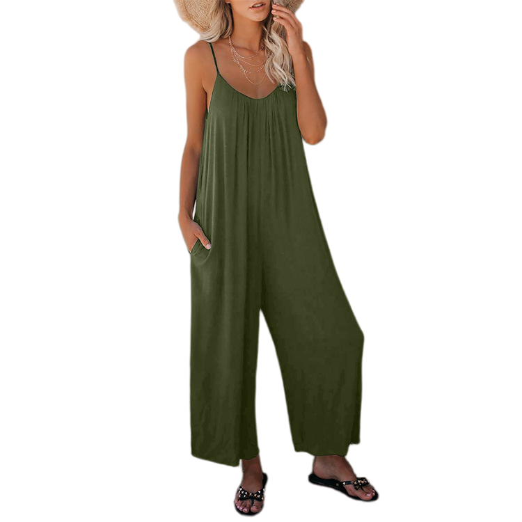 Relaxed Wide Leg Jumpsuit