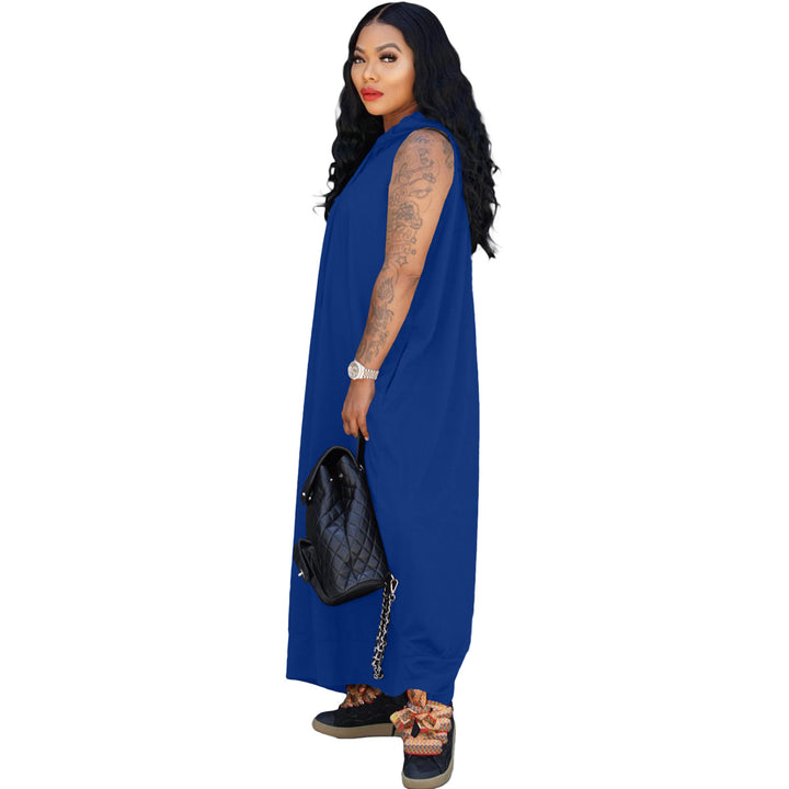 Oversized Hoodie Maxi Dress