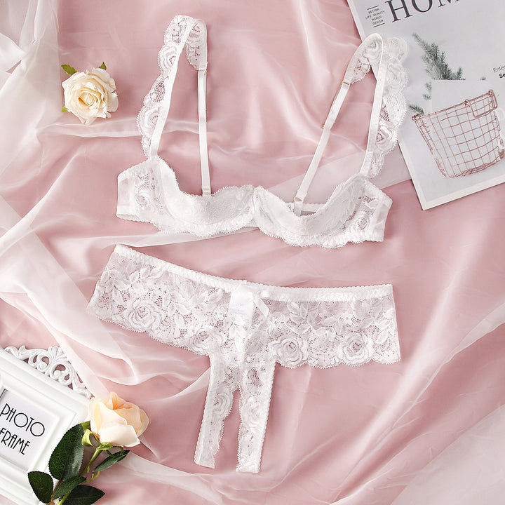 Elegant Floral Lace Lingerie Set