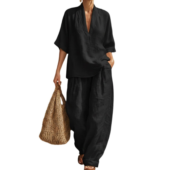 Linen Blend Lounge Set