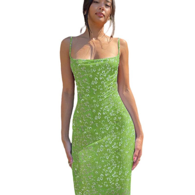 Floral Bodycon Maxi Dress