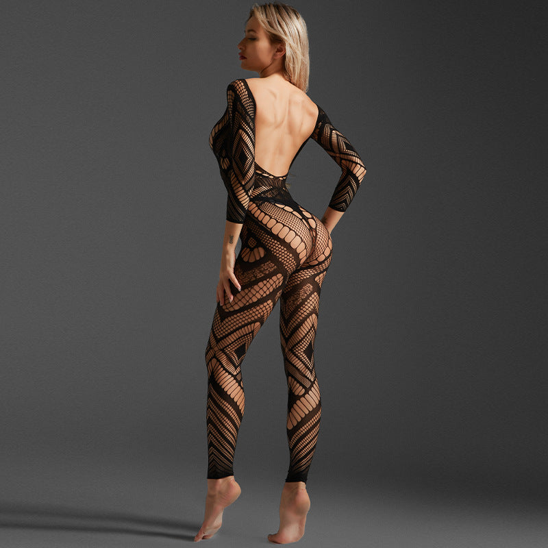 Sheer Stretch One-Piece Bodysuit