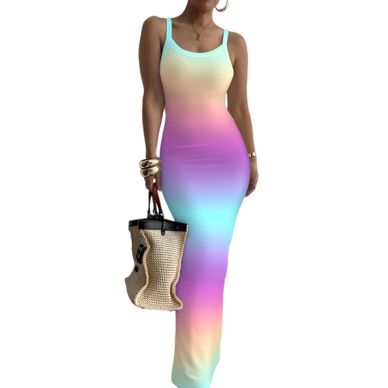 Floral Bodycon Maxi Dress