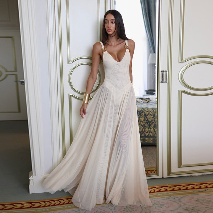 Vacation Slim Mesh Dress