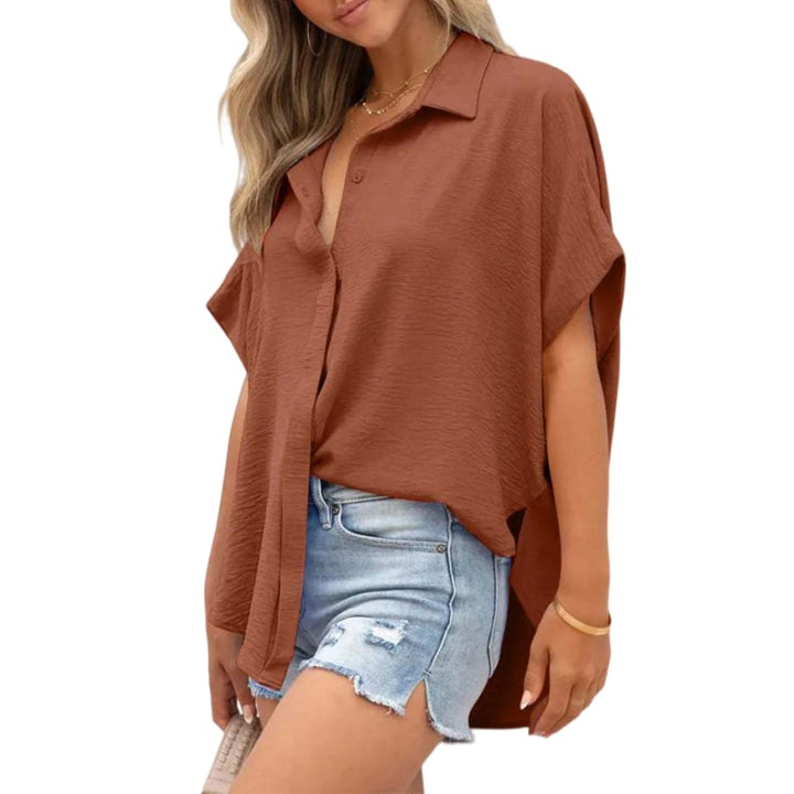 Relaxed Button Up Blouse