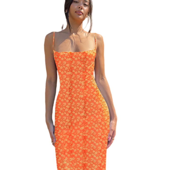 Floral Bodycon Maxi Dress