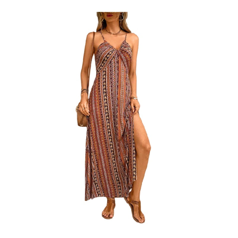 Boho Print Maxi Dress