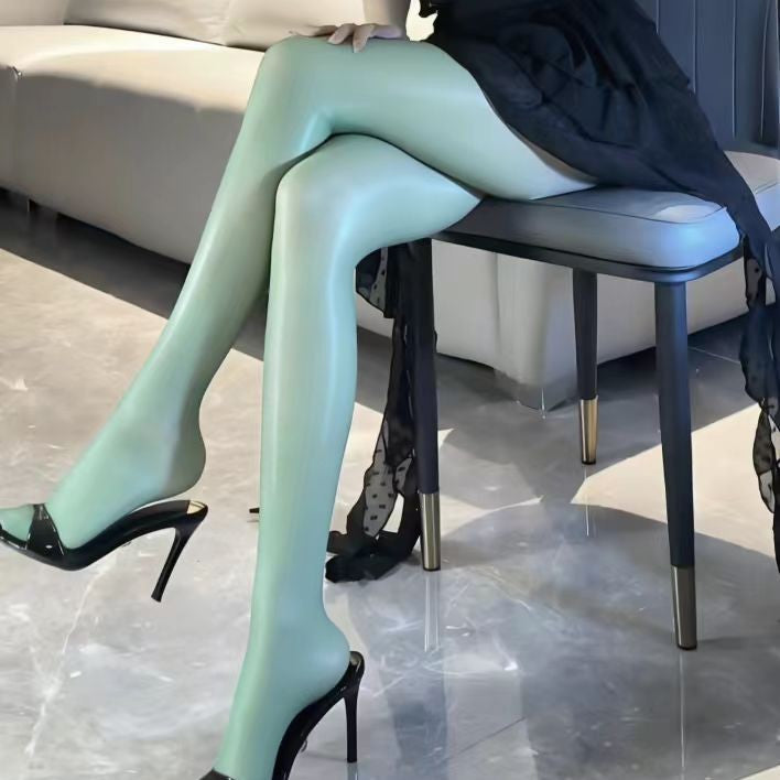 Glossy Sheer Pantyhose for Women – Silky Smooth Slimming Tights with Durable Anti-Snag Design