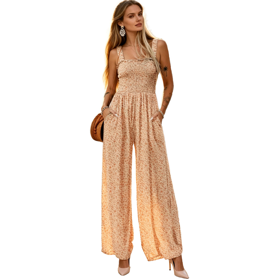 Floral Wide Leg Jumpsuit