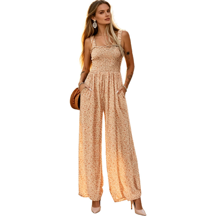 Floral Wide Leg Jumpsuit