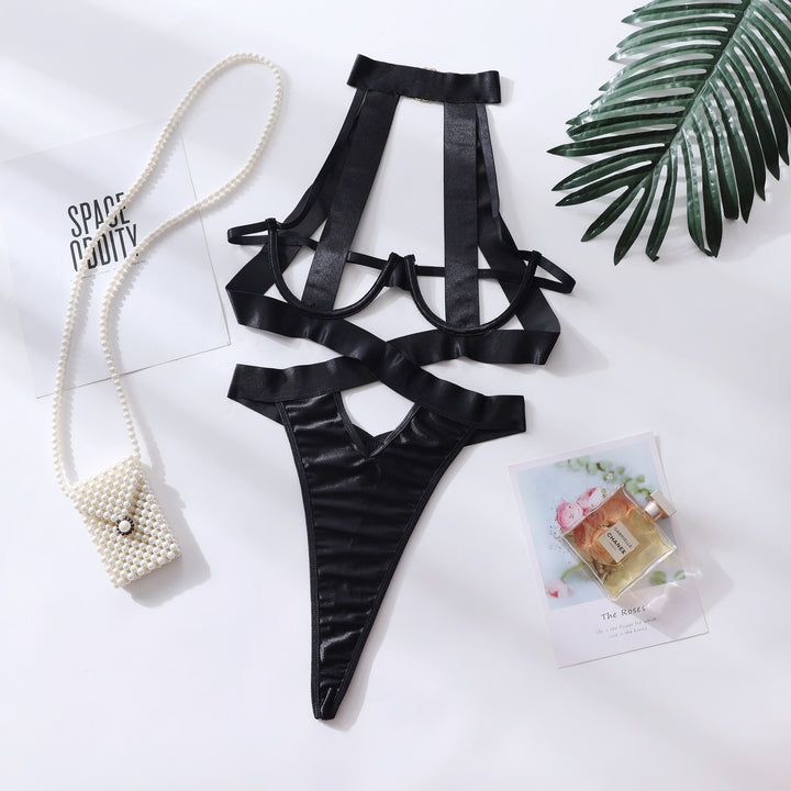 Women's Halter Neck Cutout Bodysuit