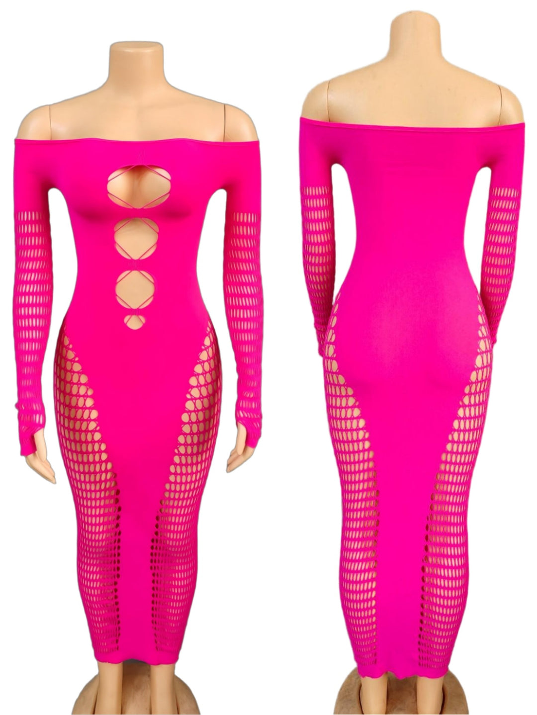 Slim Fit Loungewear Dress – Stretch Knit Bodycon Style
