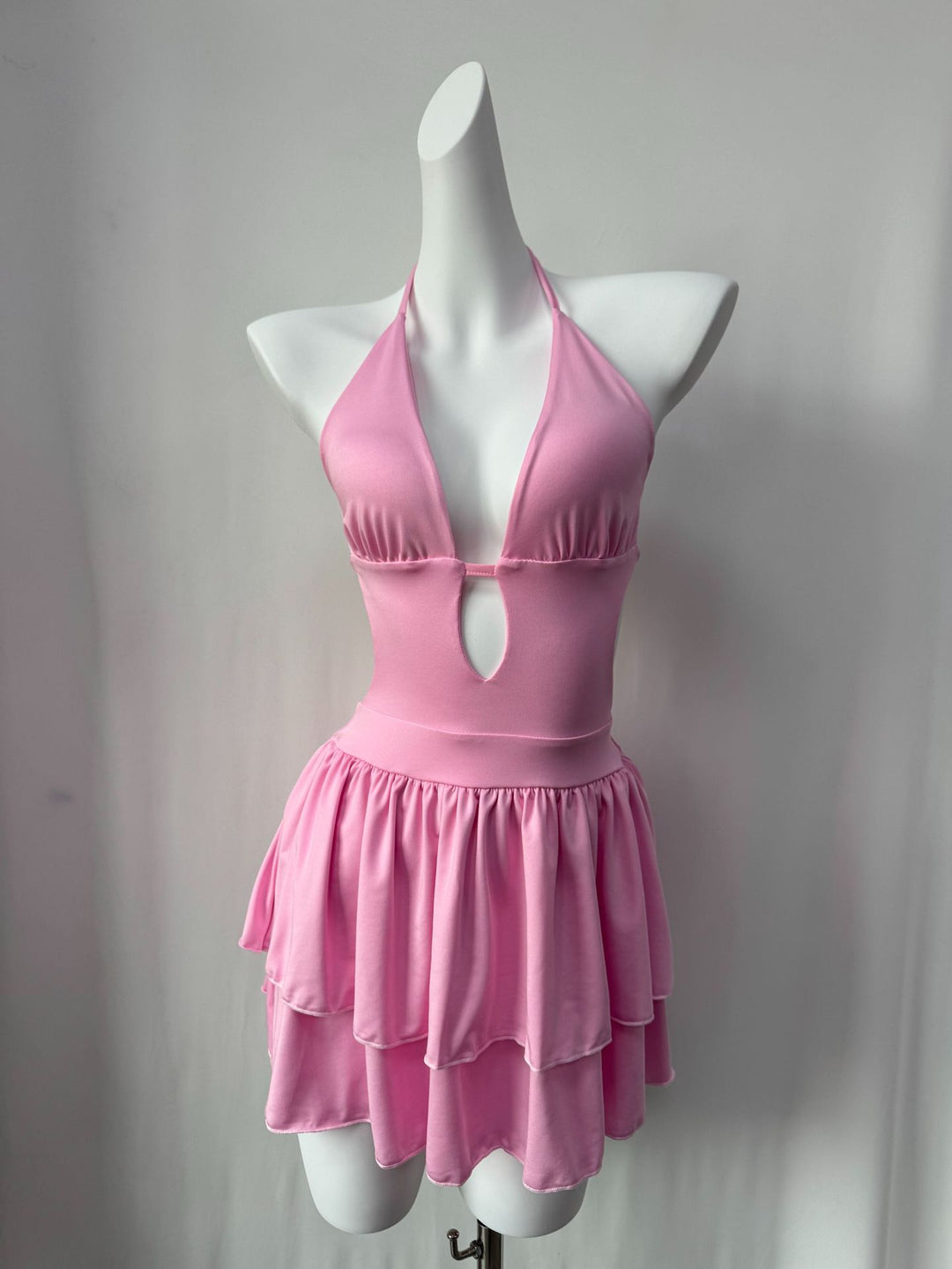 Tie Back Halter Summer Bodycon Dress