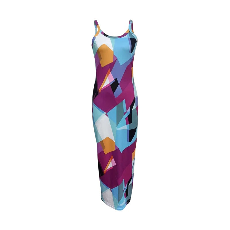 Floral Bodycon Maxi Dress