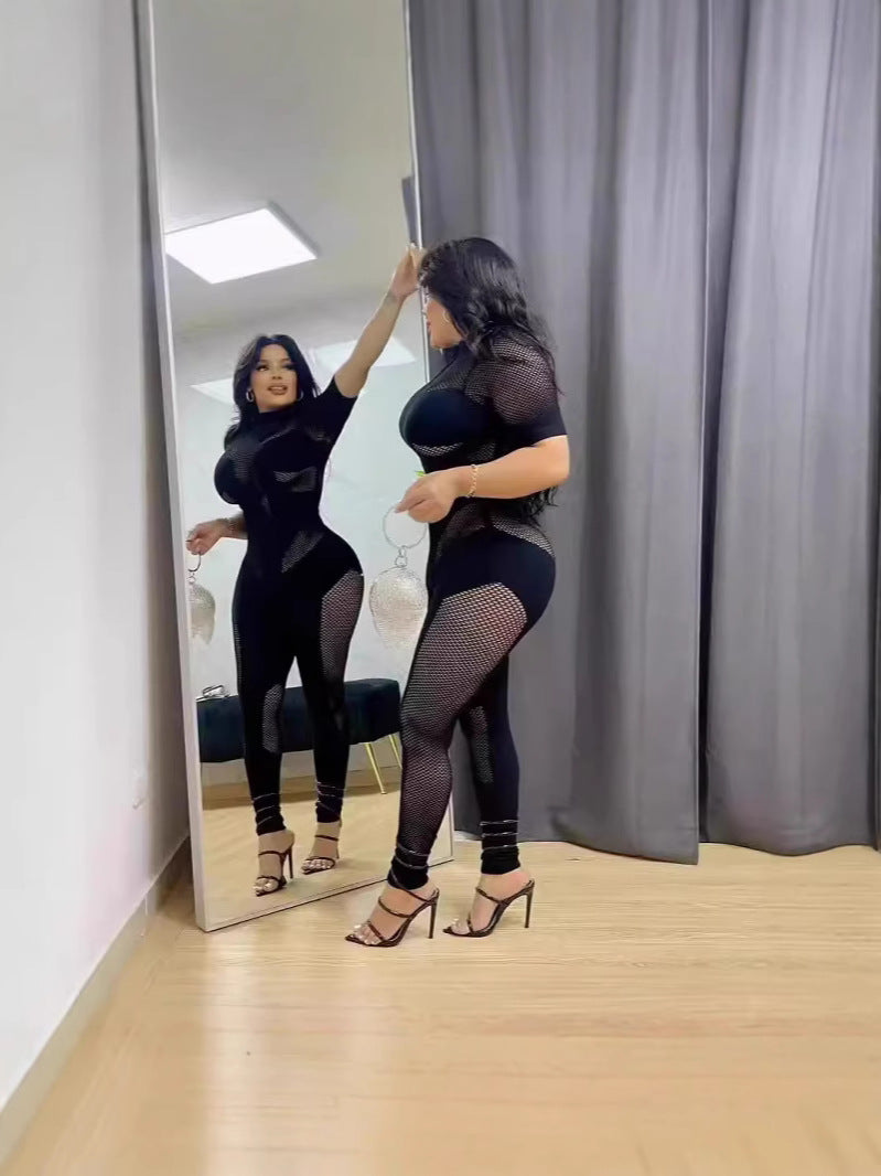 Bodycon Rib Knit Lounge Jumpsuit