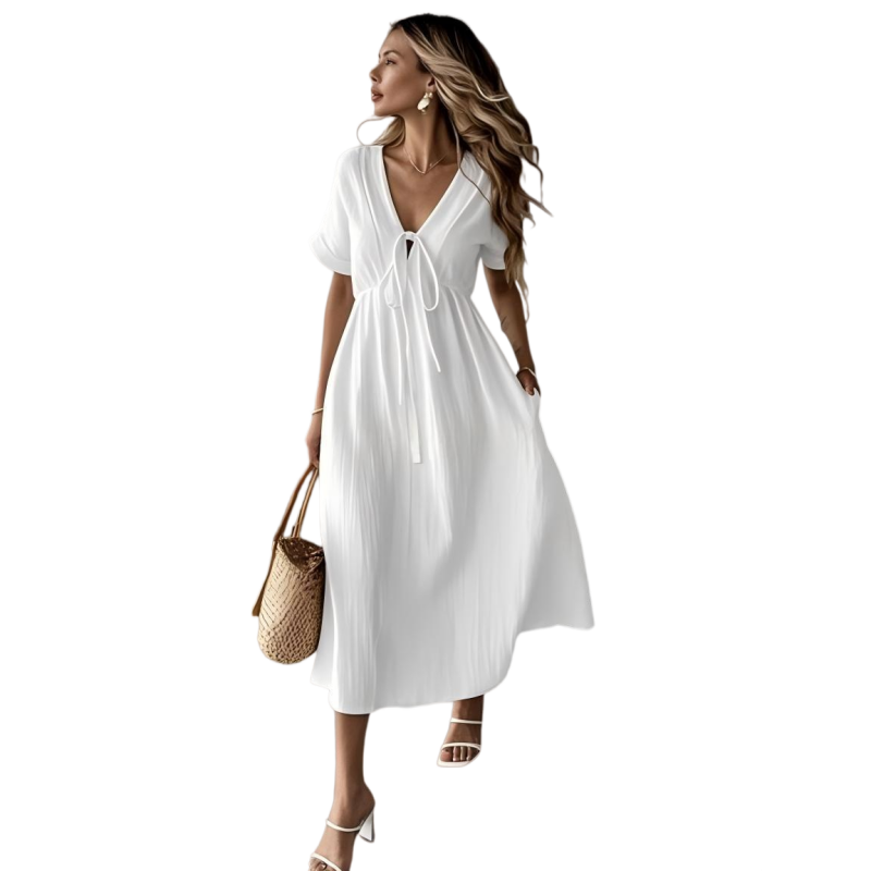 Breezy Cotton Midi Dress