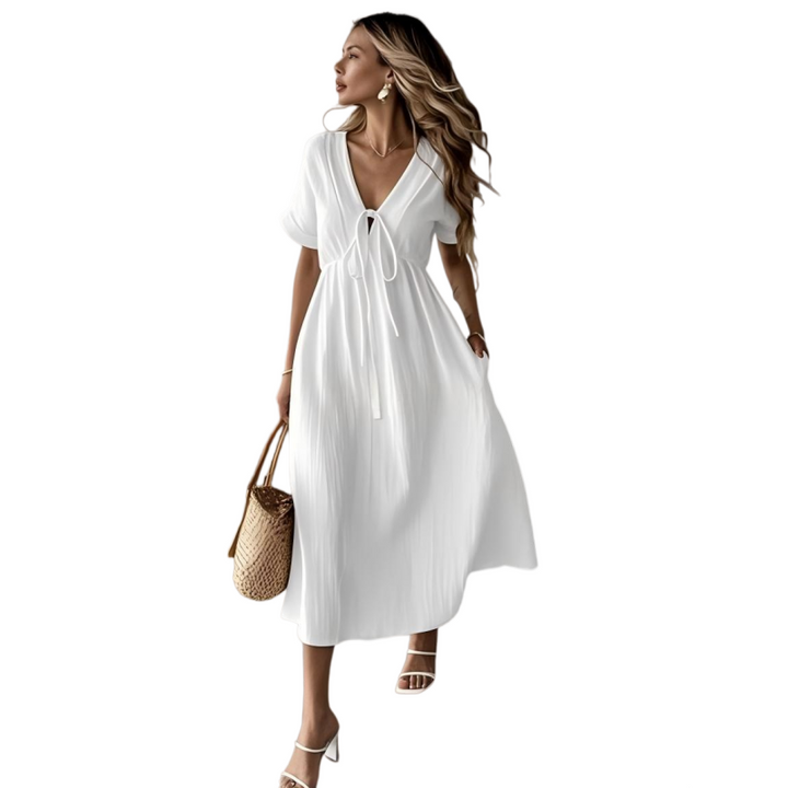 Breezy Cotton Midi Dress