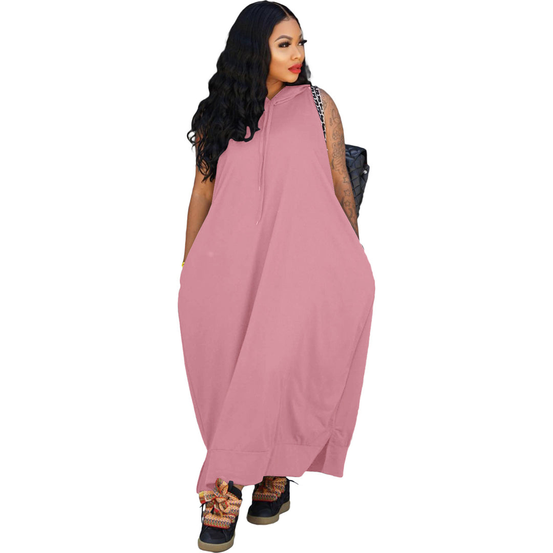 Oversized Hoodie Maxi Dress