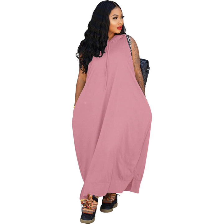 Oversized Hoodie Maxi Dress