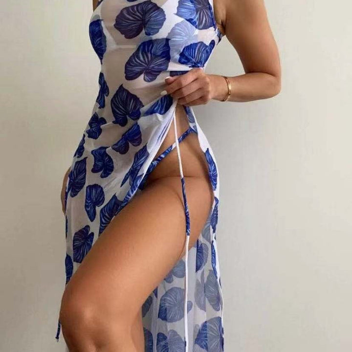 Floral Print Sexy Bikini Set Women