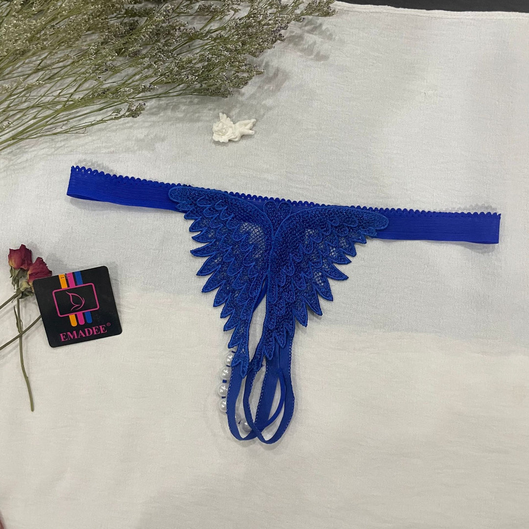 Women’s Pearl Heart Cutout Thong