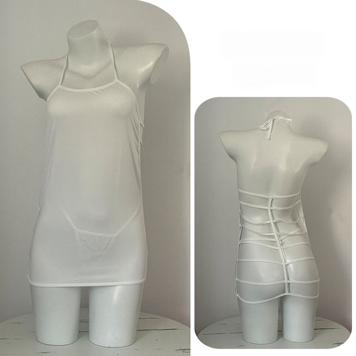 Elegant Backless Mini Dress
