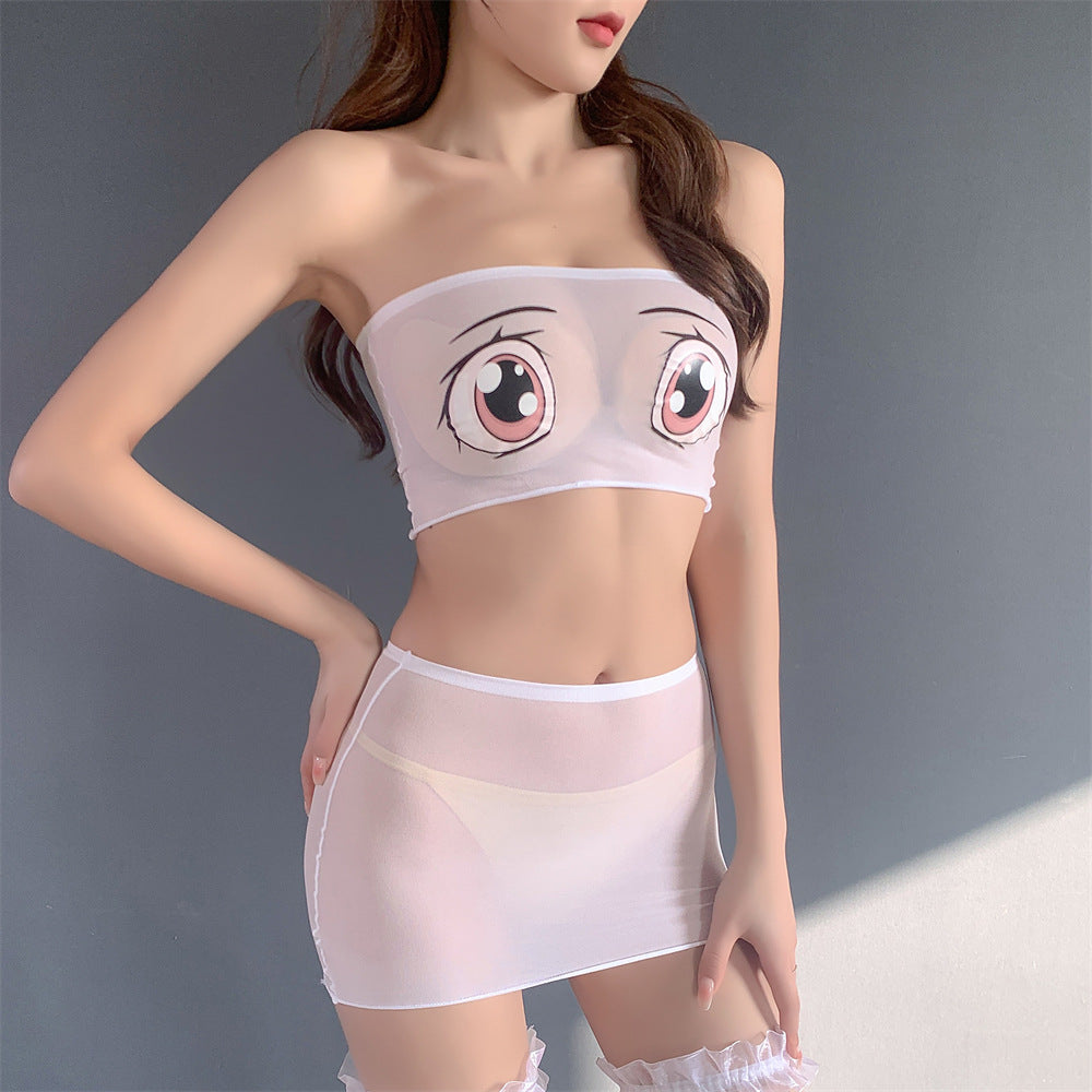 Cute Anime Eye Bodycon Dress