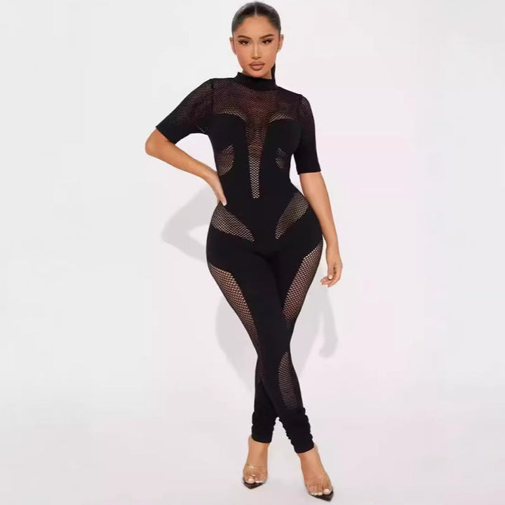 Bodycon Rib Knit Lounge Jumpsuit