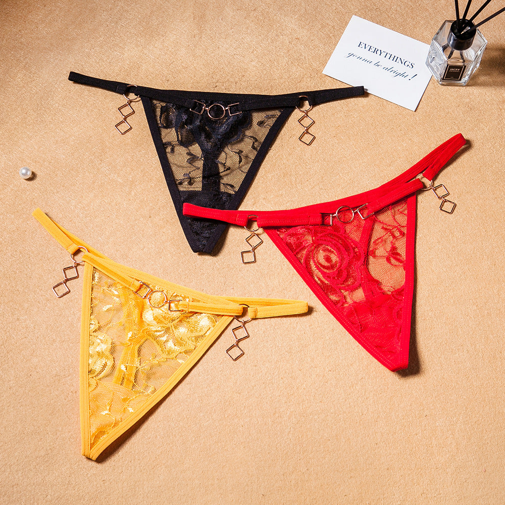 Breathable Lace Thongs