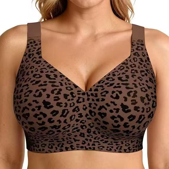 Wireless Seamless Bra – Full Support Soft Comfort Plus Size Bralette for Women